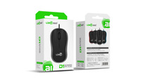 Souris optique filaire USB OEM, mini, économique, pour le bureau, la maison, avec rétroéclairage RGB, ergonomique