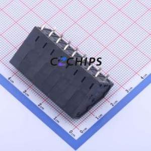 KFM736H-5.0-2*8P Spring Terminal Block Through hole Component (THT),P=5mm Connector 2x8P 5mm Black 16P - Product Image 2