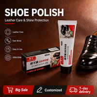 Crema para Zapatos Negra Mate Esmerilada en Tubo de 35g, Antihuellas, Agarre Cómodo