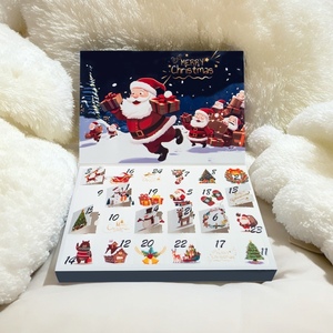 Kağıt kutuları ambalaj baskı lüks kör gizem kutusu noel hediye için Advent takvim kutusu - Product Image 5
