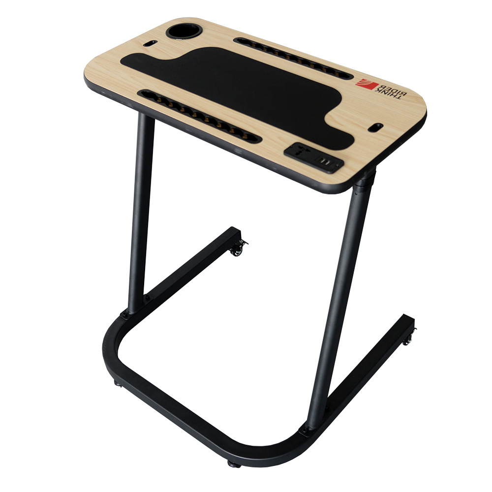 ThinkRiderバイクトレーナーテーブルデスク (USB/ACソケット付き