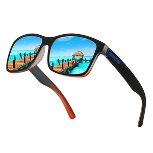 Gafas de Sol Polarizadas con Marco Cuadrado, Lentes TAC UV400, Marco Metálico, Gafas Deportivas para Ciclismo al Aire Libre - Product Image 4