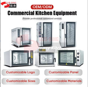 304 Paslanmaz Çelik Ticari 5/10 Tepsili Konveksiyonlu Fırın, Buharlı Kombi Fırın, Ticari Mutfak Restoran Kullanımı İçin - Product Image 6