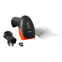 Escáner de Códigos de Barras CQH200BG 3 en 1, Inalámbrico Bluetooth 2.4G y con Cable, para Escanear Códigos 1D/2D en Papel y Pantalla, Compatible con Windows, Android e iOS