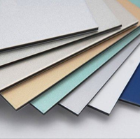 Panneau composite en aluminium ignifuge B1 A2 pour intérieur, 3 mm 4 mm, plaque ACP FR pour revêtement mural intérieur, panneau de cloison
