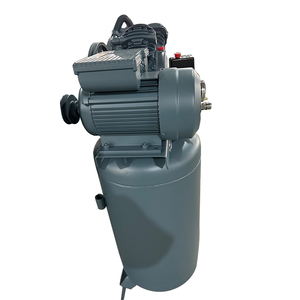 Compresor de Aire Industrial Portátil de 1.5KW 2HP, de Pistón, Accionado por Correa, Vertical, Refrigerado por Aire, 220V, con Motor - Product Image 3