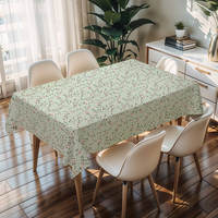 Nappe Rectangulaire RNPT Facile à Nettoyer, Housse de Table en PVC pour Cuisine, Salle à Manger, Maison