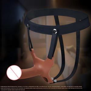 Estensore del Pene Realistico Indossabile, Guaina in Silicone Cava per Ingrandimento, Giocattoli per Adulti per Uomini e Coppie - Product Image 4
