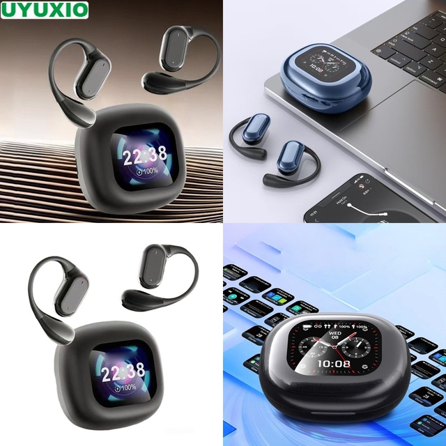 Open Fit Translation Headset Earbuds Wireless Earphones with Two Way Speech Translator for Remote Office Calls Trending Products