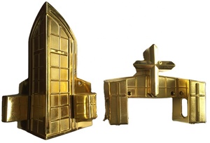 Похоронная шкатулка гроб пластиковый гроб угловая Модель 12 #-B - Product Image 2