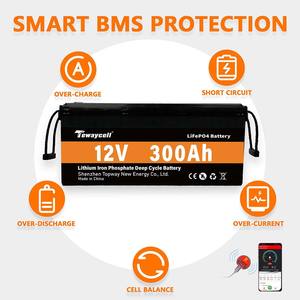 Deep Cycle 12.8V 300Ah LiFePO4 Lithium Batterijpakket voor Zonnesystemen Smart BMS 4000 Cycli Tewaycell <span class=keywords><strong>3</strong></span>-5 Jaar Garantie - Product Image 6