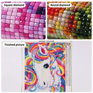 Pintura de Diamantes con Diseño de Pavo Real, Decoración de Interiores para el Hogar, Arte de Pintura de Diamantes, Manualidades, Pintura Artística 5D DIY - Product Image 4