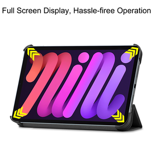 Funda para iPad Mini 7 <span class=keywords><strong>A17</strong></span> Pro 2024, Tri-Fold Slim Fit Folio Stand Smart PU Leather Tablet Cover para iPad Mini 8,3 "7th Generation - Product Image 4