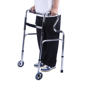 Andador con ruedas y asiento para ancianos, dispositivo de apoyo a la movilidad y entrenamiento de las extremidades inferiores - Product Image 3