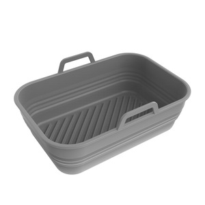 Tapis de cuisson en silicone rectangulaires pliables épaissis Prime Handy, réutilisables et sûrs pour les repas, les friteuses à <span class=keywords><strong>air</strong></span> et les cuisinières - Product Image 1