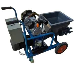 High Speed Cement Mortar Spraying Machine Mortar Sprayer Rendering Mixing Pumping Spraying Machine