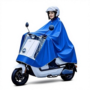 Impermeable para Motocicleta Eléctrica, Capa Impermeable y Resistente al Agua con Mayor Grosor para Conducir Bicicletas Eléctricas - Product Image 1