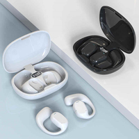 Écouteurs sans fil X27, casque audio pour sports de plein air avec boîtier de charge, écran tactile, suppression du bruit ENC