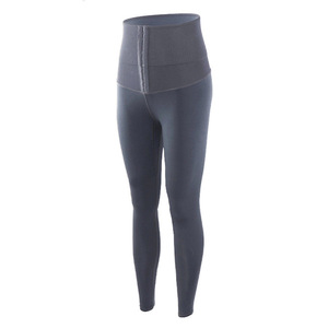 Logo personalizzato 2025 pantaloni da Yoga cintura donna modellante <span class=keywords><strong>Leggins</strong></span> Faja a vita alta <span class=keywords><strong>corsetto</strong></span> girovita modellante Leggings - Product Image 3