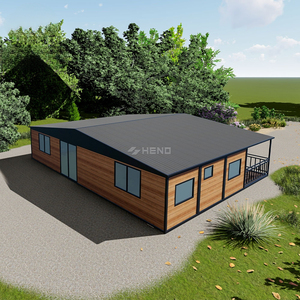Grande Maison Conteneur Préfabriquée <span class=keywords><strong>de</strong></span> Luxe Extensible 2 3 4 Chambres à Coucher Maison Modulaire Préfabriquée <span class=keywords><strong>en</strong></span> Vente Annexe Modulaire - Product Image 2