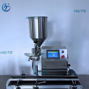 Mesin Pengisi Cairan Viskositas Tinggi Otomatis Pneumatik HAITE untuk Saus, Pasta, Krim, dengan Pompa Gear 316L - Product Image 2