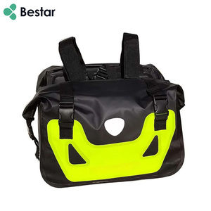 Bolsa de Equipaje Impermeable <span class=keywords><strong>para</strong></span> <span class=keywords><strong>Bicicleta</strong></span> y Motocicleta de Lona de PVC 500D, Altamente Resistente a Desgarros <span class=keywords><strong>para</strong></span> Viajes y Deportes al Aire Libre - Product Image 5