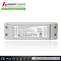 Triac-controlador led regulable de cc, transformador de 350ma, 35v, 50v, IP20
