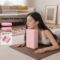 Bloque de Yoga de Espuma EVA de Alta Densidad, Ecológico y Duradero, Soporte Firme de 45 Grados para Muñeca, Ideal para Principiantes en Estiramiento