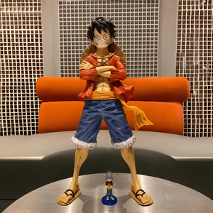 Statue <span class=keywords><strong>de</strong></span> pirate anime en fibre <span class=keywords><strong>de</strong></span> verre grandeur nature, sculptée à la main en résine, pose dynamique, pour décoration <span class=keywords><strong>de</strong></span> jardin extérieur - Product Image 3