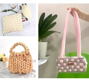 Extreme DIY Jumbo Tubular hilo lana islandesa de gran tamaño mano brazo tejido 2cm de espesor - Product Image 5