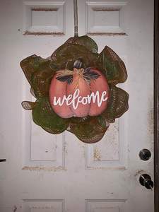 Cartel de Acción de Gracias Colgador de puerta Calabaza Cartel de bienvenida Decoración de calabaza de madera Cartel de porche colgante para la cosecha de otoño Acción de Gracias - Product Image 4