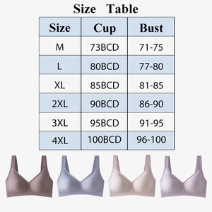 XIANDA Rusia - <span class=keywords><strong>Sujetador</strong></span> <span class=keywords><strong>sin</strong></span> Varillas para Mujer, Talla Grande, Copas Suaves, Push-Up, <span class=keywords><strong>sin</strong></span> Costuras, con Relleno - Product Image 5