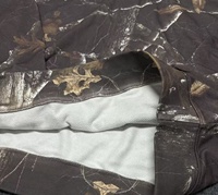Sweat à capuche zippé surdimensionné pour homme, imprimé camouflage Real Tree personnalisé, style streetwear épais