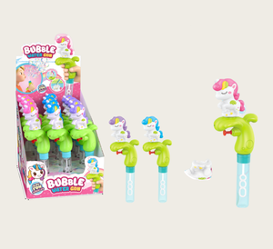 Little Horse Pistola de agua Bubble Stick CANDY TOYS Niños Dulces De Juguete - Product Image 3