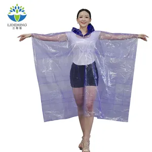 Portable Disposable Poncho Raincoats For Men Women Rain Poncho Emergency Fisherman Rain Coat