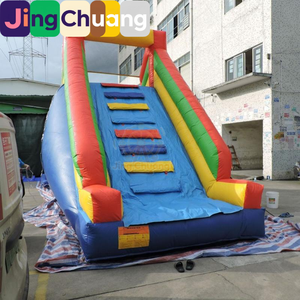 Château gonflable d'extérieur, lit de saut pour enfants d'intérieur, combinaison toboggan et trampoline, équipement de divertissement, usine de commerce extérieur - Product Image 4