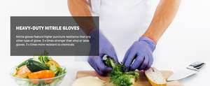 Gants d'examen médicaux jetables en nitrile violet, multi-usages pour les soins dentaires - Product Image 6