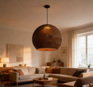 โคมไฟระย้าขนาดใหญ่สไตล์เซนจีน ดีไซน์รังผึ้งแบบโปร่งแสง ราคาประหยัด คุ้มค่า - Product Image 5