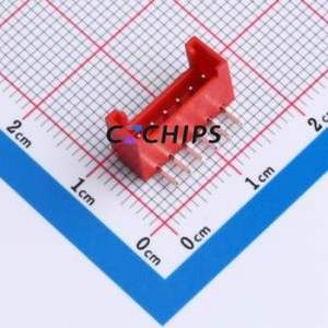 XY-HY2.0-6A21-R Wire-to-Board Pin Header Bent Lead Through Hole,P=2mm Connector 1x6P 2mm Right Angle Insert HY - Product Image 1