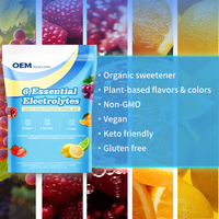 Sobres de Polvo para Bebida Energética Personalizada, Suplemento de Electrolitos para una Mejor Hidratación, Vitaminas, Suplemento para el Cuidado de la Salud