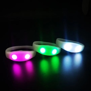 Pulsera de fiesta con luz led, brazalete de silicona controlado por control remoto, rf, DMX - Product Image 5