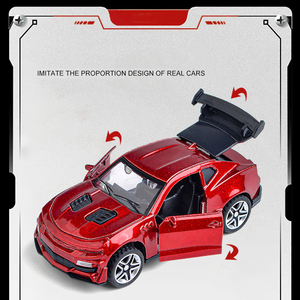 Xe 1/60 mô hình cuộc đua 1:60 Kim loại hợp kim Diecast xe 3 mở cửa kéo trở lại Mini Diecast xe kim loại hợp kim Bộ sưu tập đồ chơi cho bé - Product Image 3