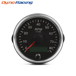 85mm Modified Car Tachometer 0-8000RPM 12/24V Universal Analog Display for 1-8 Gasoline Engines Vehicles and <b>Boats</b> - Product Image 5