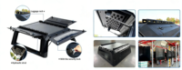 Capot rigide / Hardtop / CamperShell en alliage d'aluminium étanche pour Nissan Navara 2026, 3 portes, toit surélevé, pour pick-up utilitaire lourd
