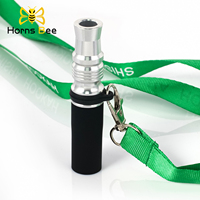 Embouts de chicha en aluminium et silicone personnalisables avec logo, avec chaîne et filtre, accessoires pour fumeurs, vente en gros Horns Bee