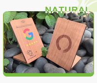 Carte de commentaires d'hôtel personnalisée NICHEN ONE WOOD NFC RFID Écologique Durable Zéro Formaldéhyde NTAG213 13.56MHz CR80