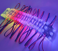 Modules LED RGBW carrés 5W DC24V programmables, module pixel blockchain IP67 pour éclairage publicitaire, boîte lumineuse de plafond