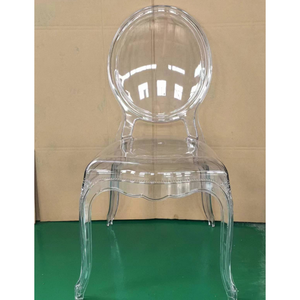 Kursi kristal transparan Modern <span class=keywords><strong>2025</strong></span> untuk pernikahan akrilik bulat belakang Hotel jamuan rumah furnitur-pabrik grosir - Product Image 1