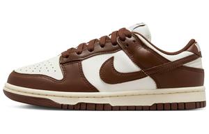 Nike Dunk Low Cacao Wow Chaussures de course en cuir véritable pour femme Style automne - Product Image 1