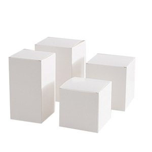 Boîtes en carton blanc personnalisables Xinmusi 350 g/m², pliables, sans ruban adhésif, emballage polyvalent - Product Image 2